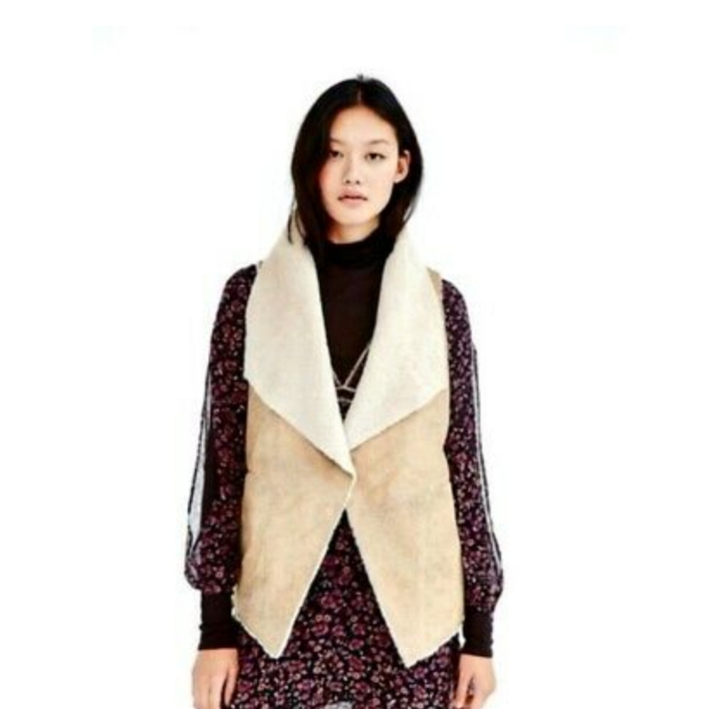 Urban Outfitters Faux Fur/Suede vest